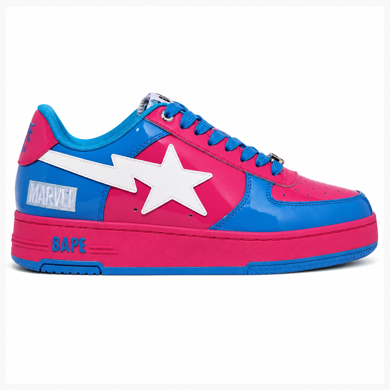 A Bathing Ape BapeSta x Marvel Fantastic Four Sliver Surfer