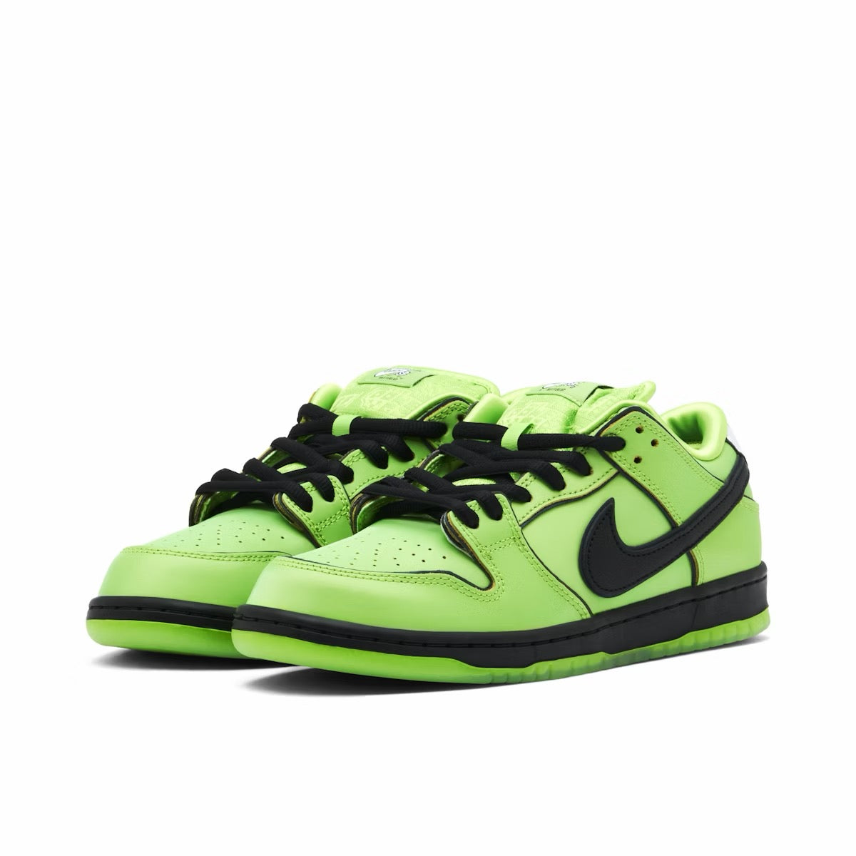 NIKE SB DUNK LOW X THE POWERPUFF GIRLS BUTTERCUP