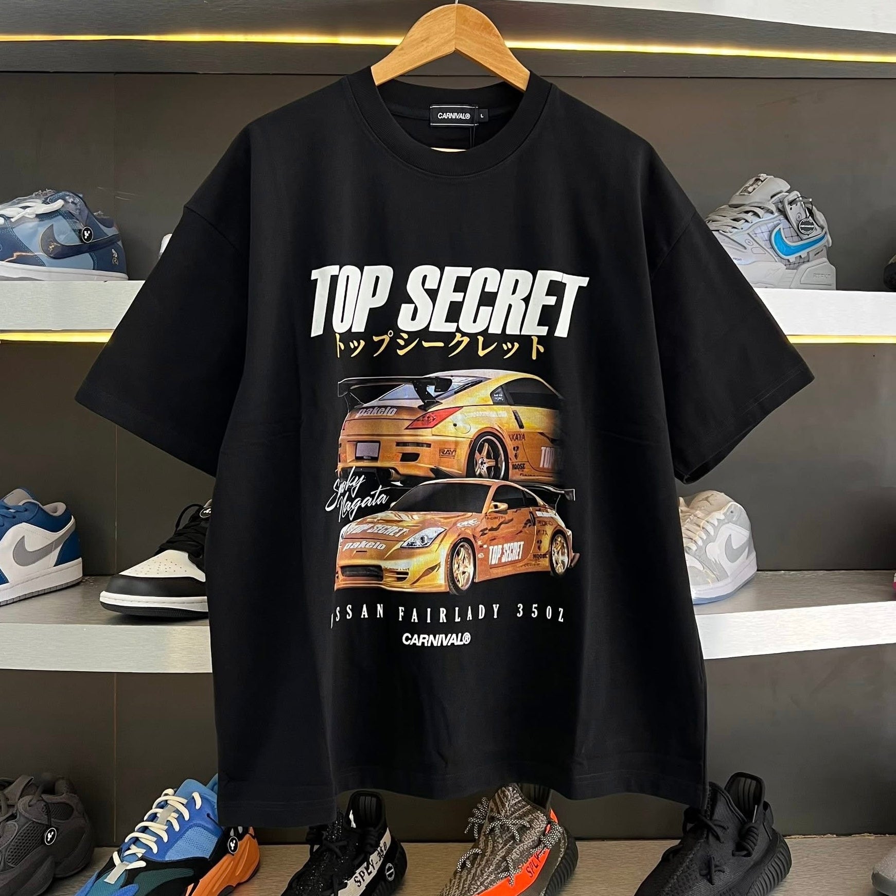 CARNIVAL X TOP SECRET IGNITE OVS T-SHIRT BLACK