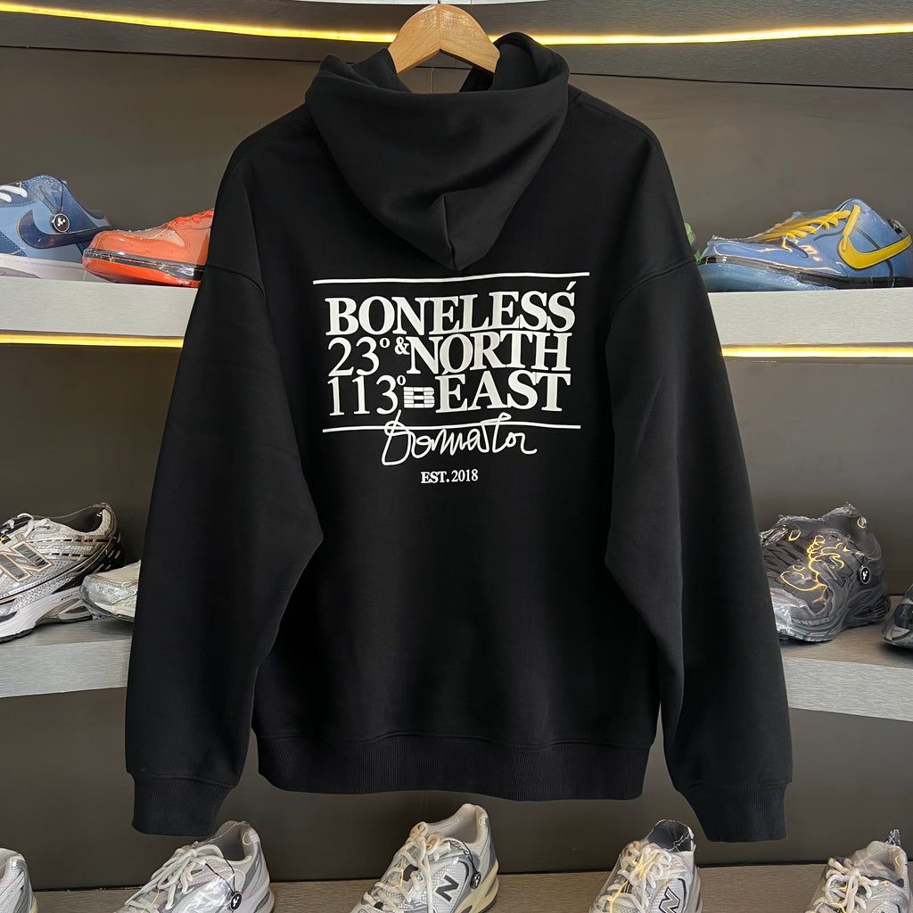 Boneless Coordinate Black Hoodie