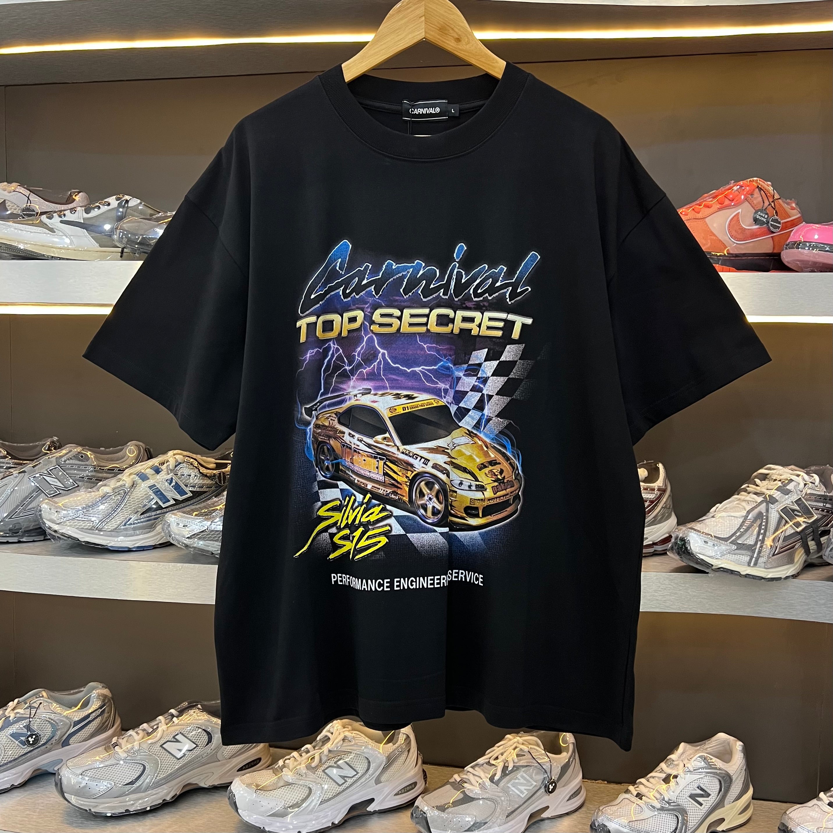 CARNIVAL X TOP SECRET S15 OVS T-SHIRT BLACK