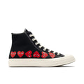 Converse Chuck Taylor 70 HI COMME DES GARCONS PLAY MULTI-HEART BLACK