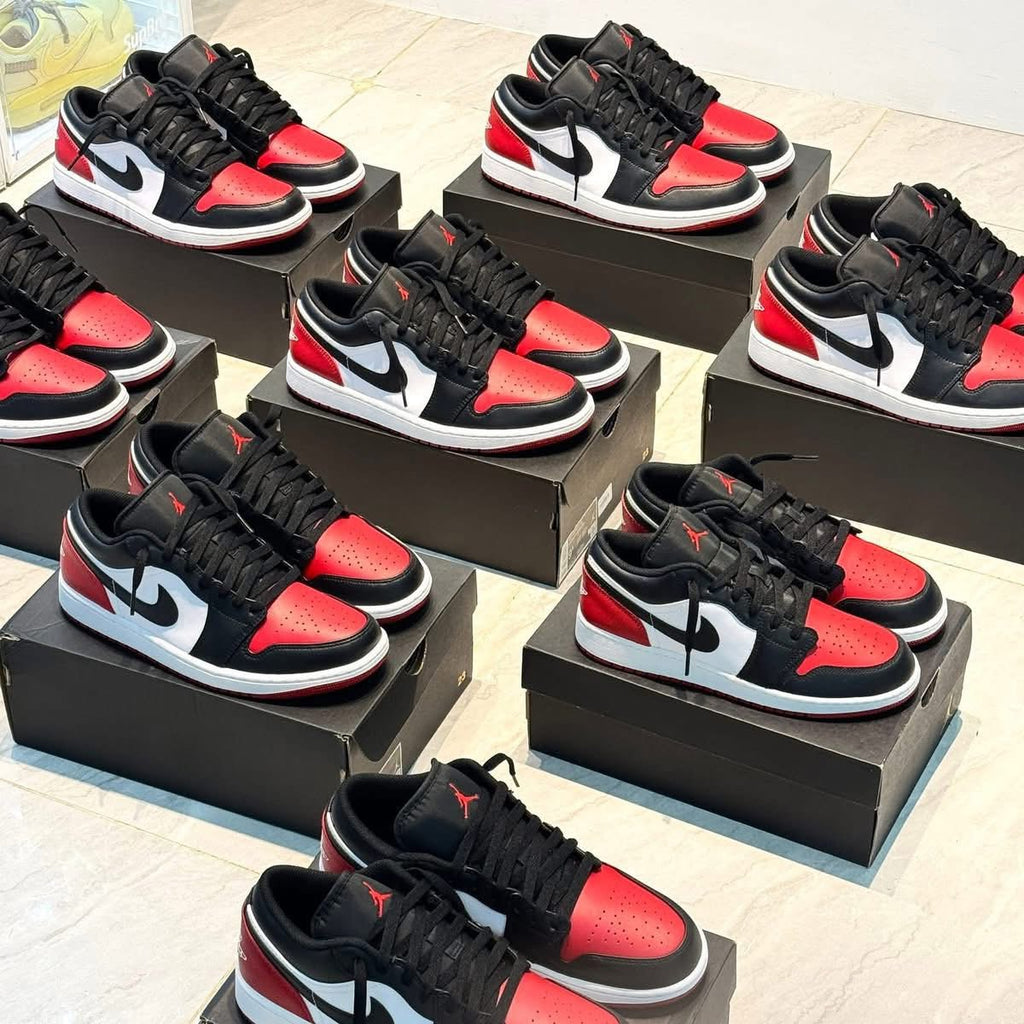 AIR JORDAN 1 LOW BRED TOE