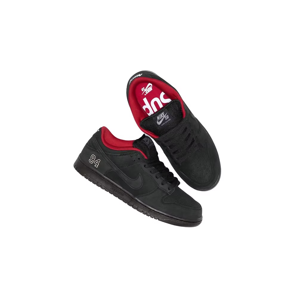 NIKE SB DUNK LOW SUPREME 94 BLACK