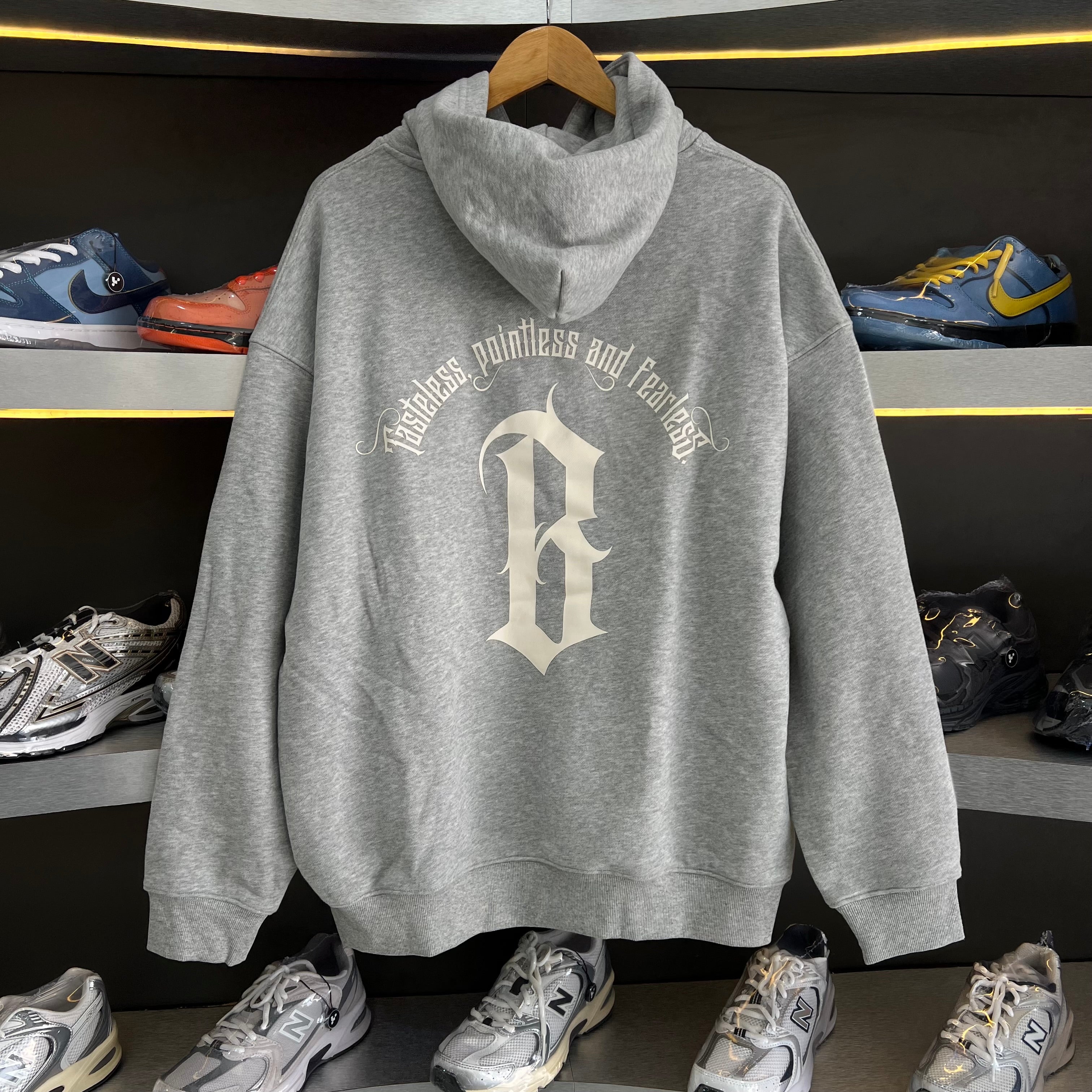 Boneless Fearless Grey Hoodie