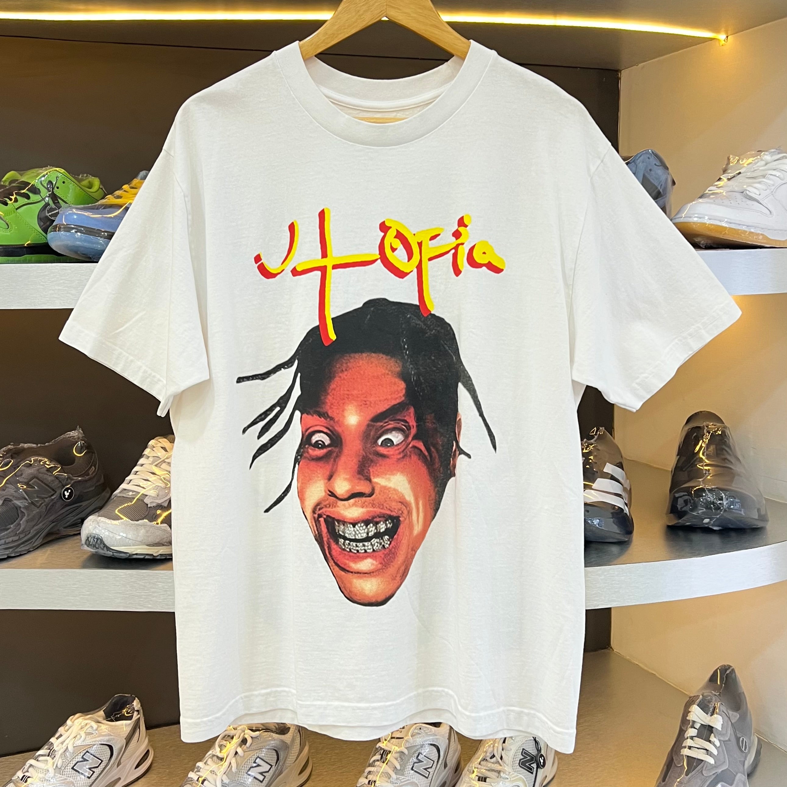 Travis Scott Utopia Tee III White