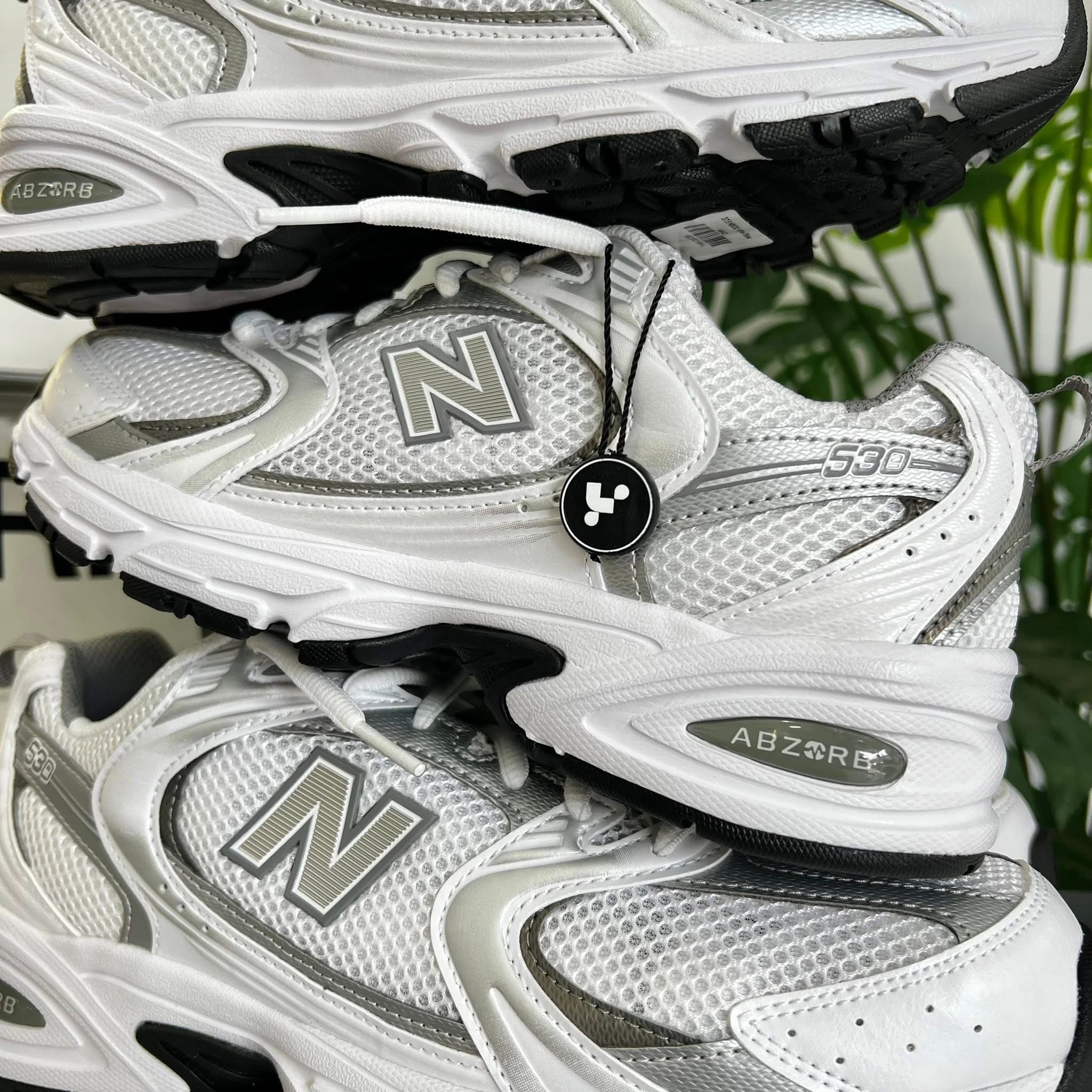 New Balance 530 White Sliver