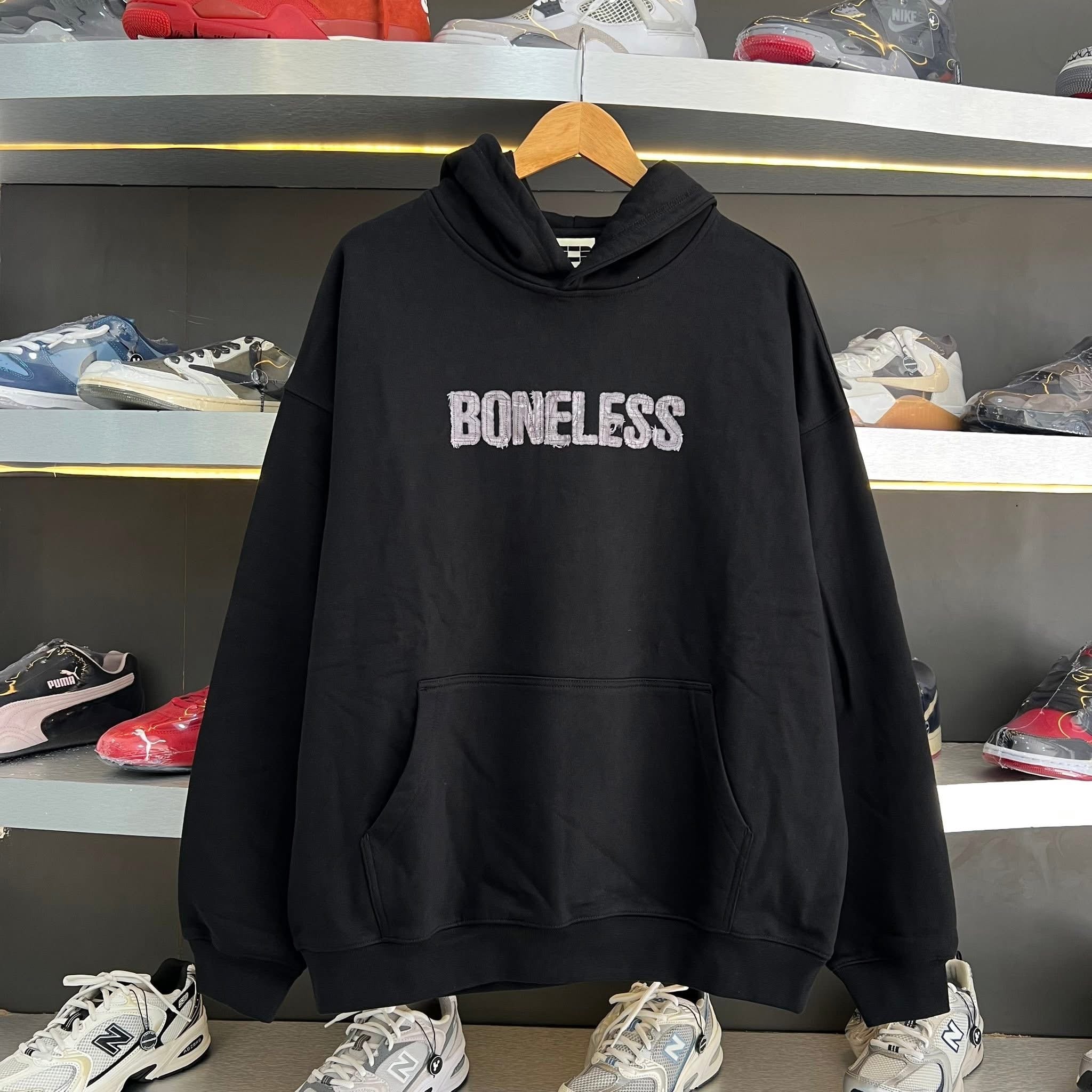 Boneless B Logo Black Hoodie