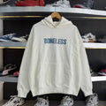 Boneless B Logo White Hoodie