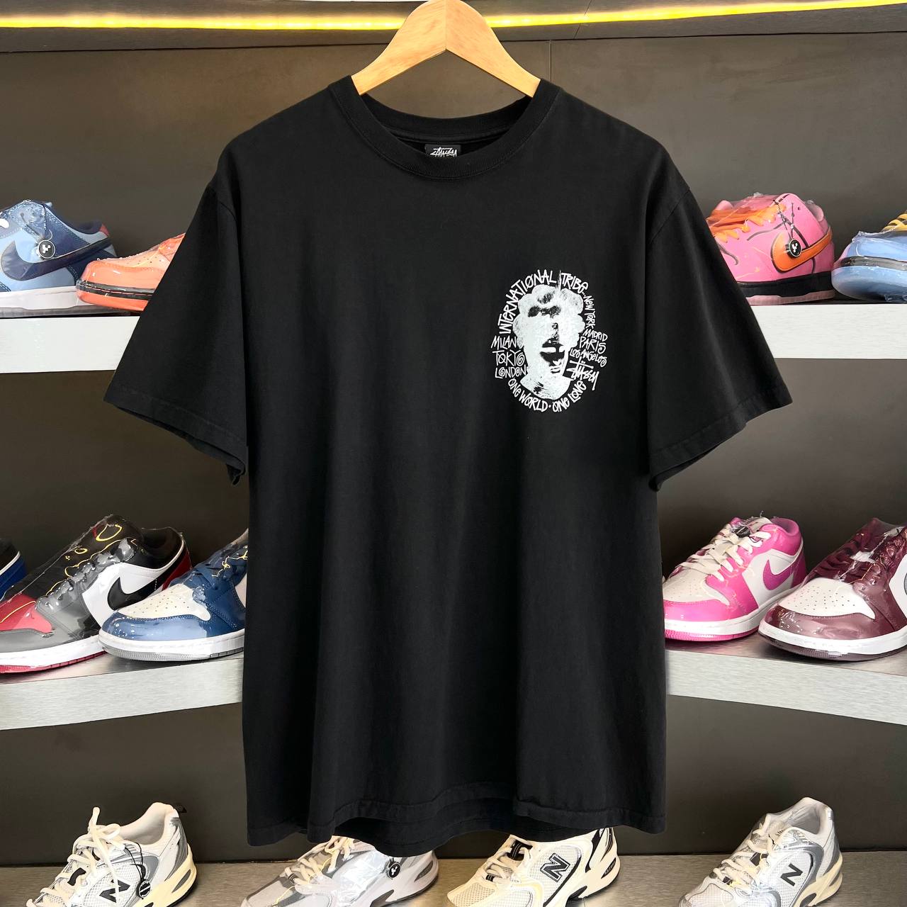 Stussy Camelot Tee Pigment Dyed Black