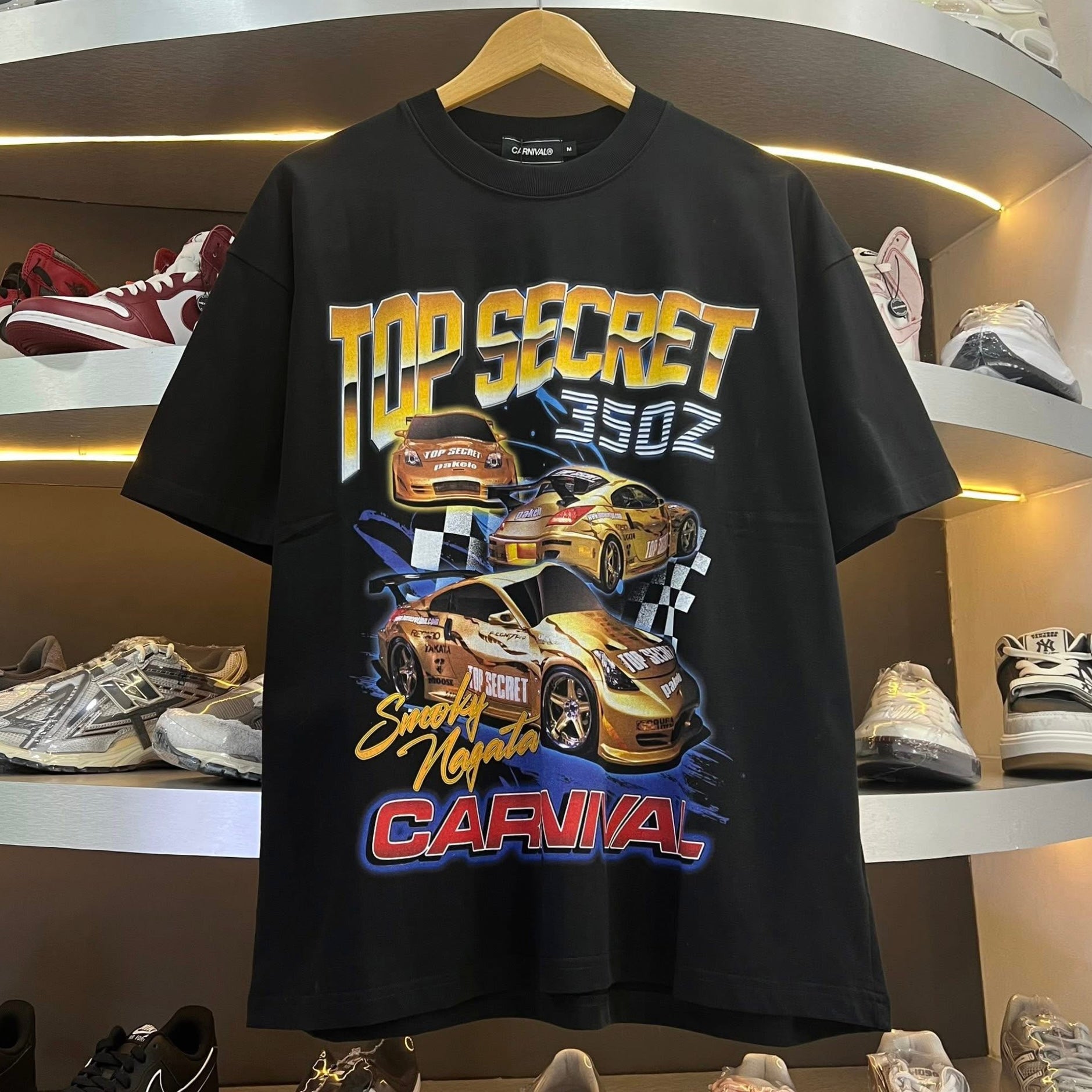 CARNIVAL X TOP SECRET 350Z OVS T-SHIRT BLACK