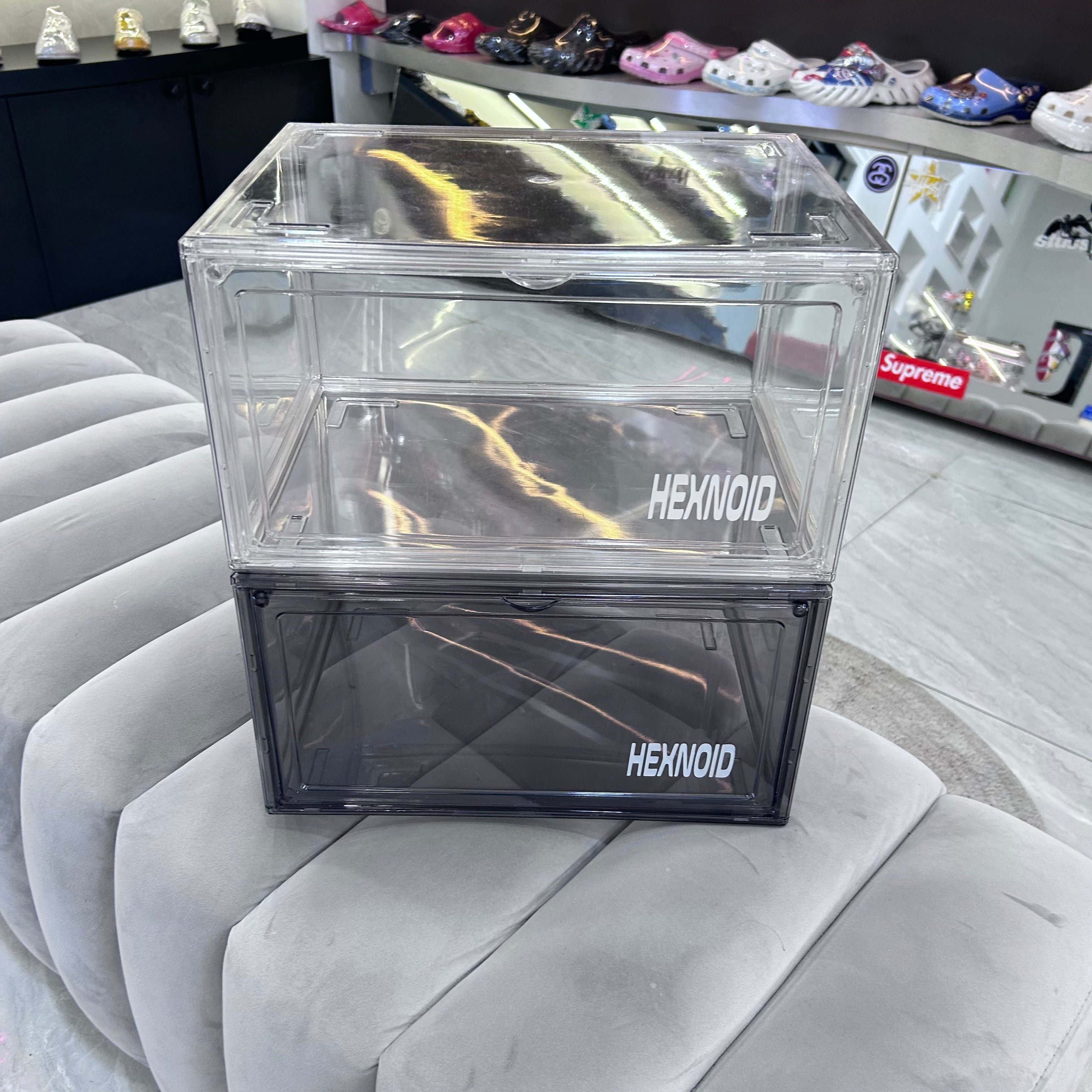 Hexnoid Sneaker Storage Box (Transparent)