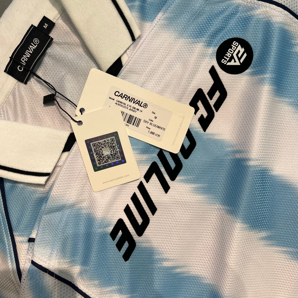 CARNIVAL X FC ONLINE LA ALBICELESTE JERSEY SKY BLUE/WHITE