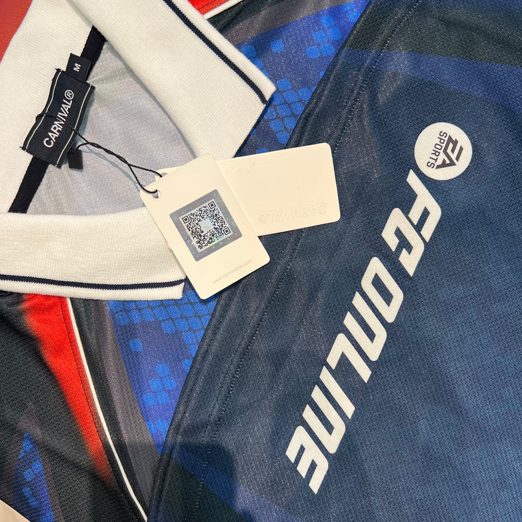 CARNIVAL X FC ONLINE LES BLEUS JERSEY BLUE/RED