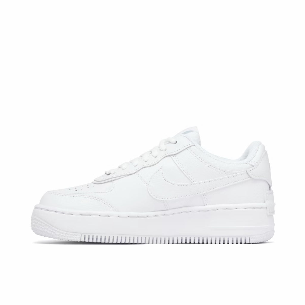 NIKE AIR FORCE 1 SHADOW TRIPLE WHITE WOMENS
