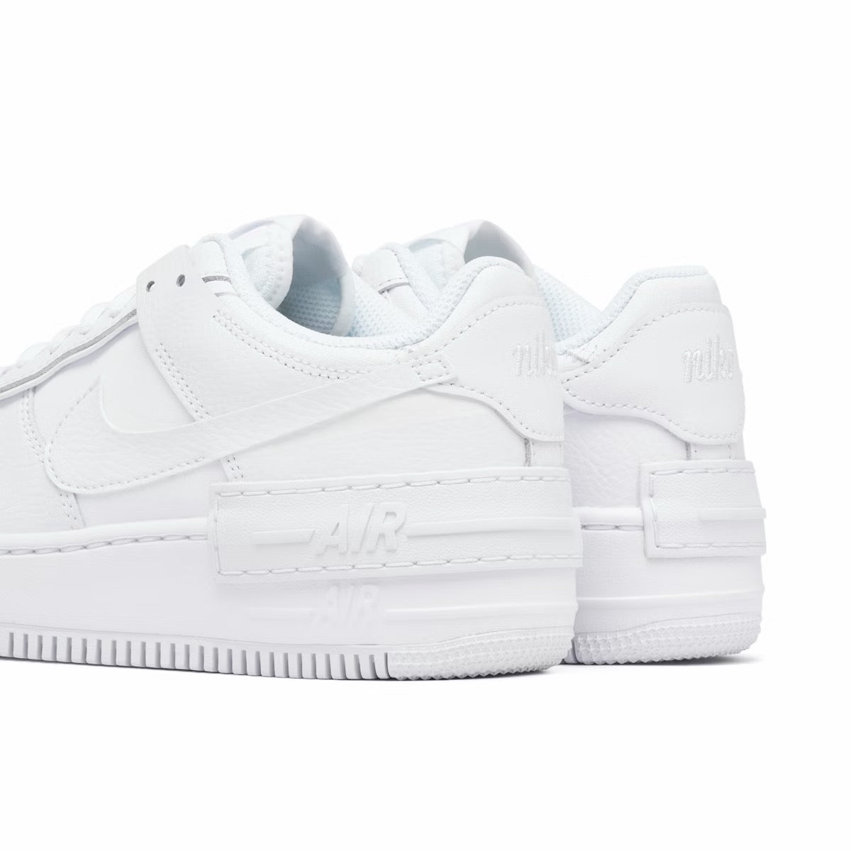 NIKE AIR FORCE 1 SHADOW TRIPLE WHITE WOMENS