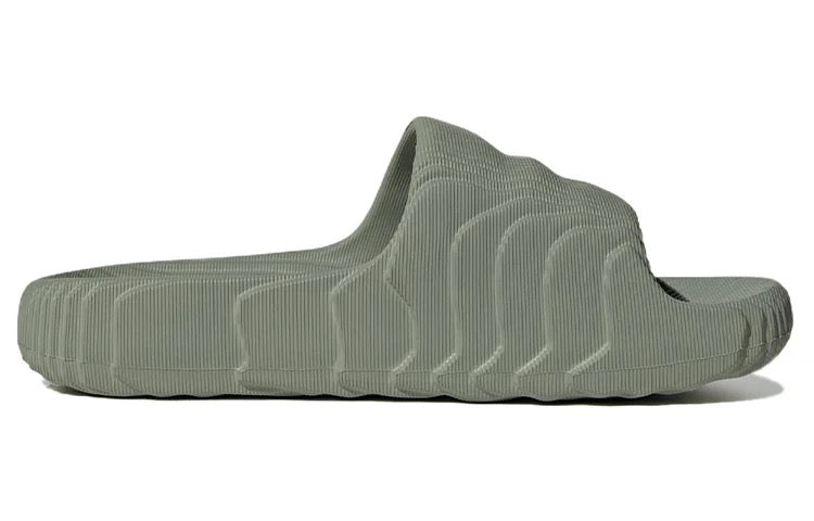 ADIDAS ADILETTE 22 SLIVER GREEN