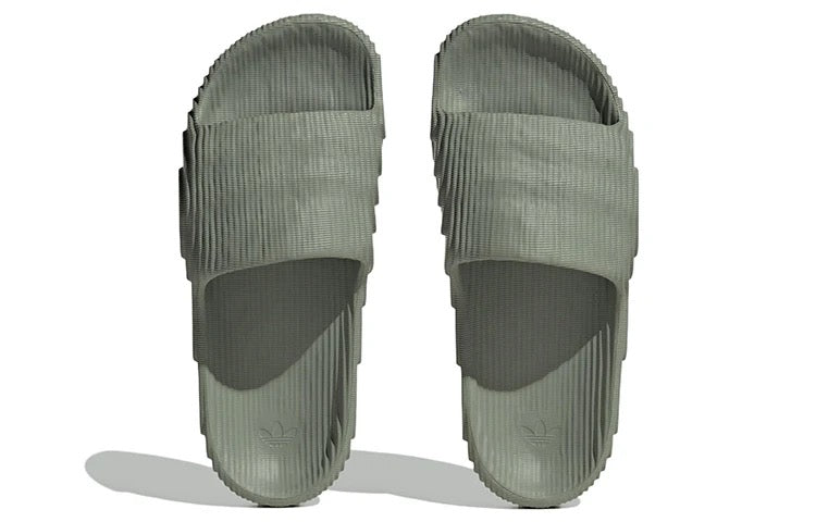 ADIDAS ADILETTE 22 SLIVER GREEN