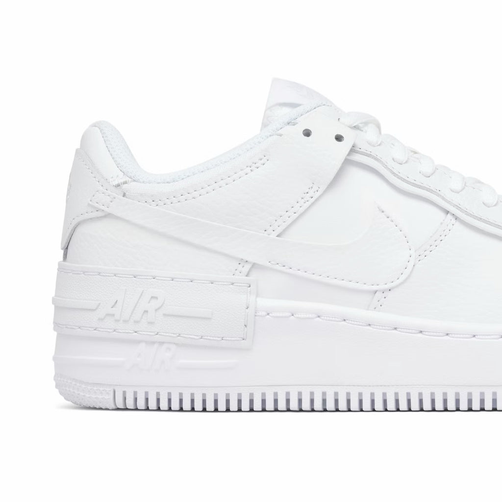 NIKE AIR FORCE 1 SHADOW TRIPLE WHITE WOMENS
