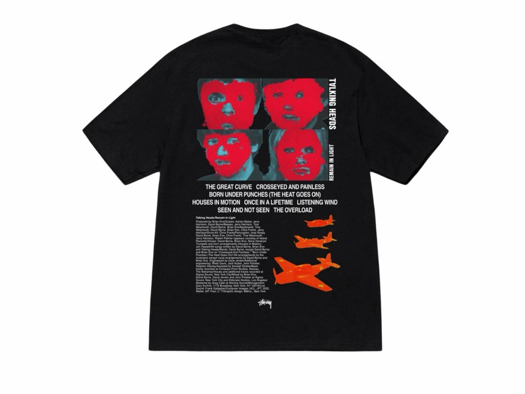 Stussy Talking Heads Remain In Light Tee Black