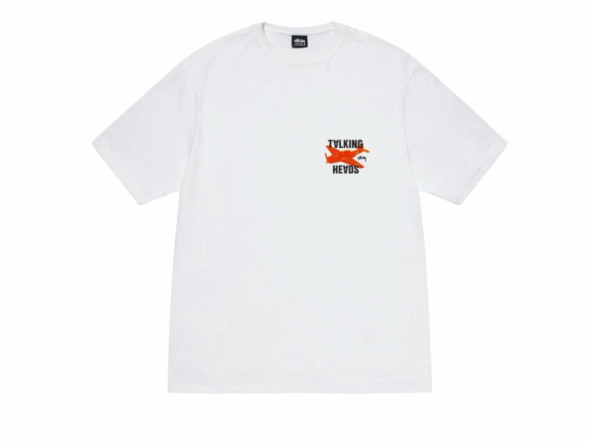 Stussy Talking Heads Remain In Light Tee White