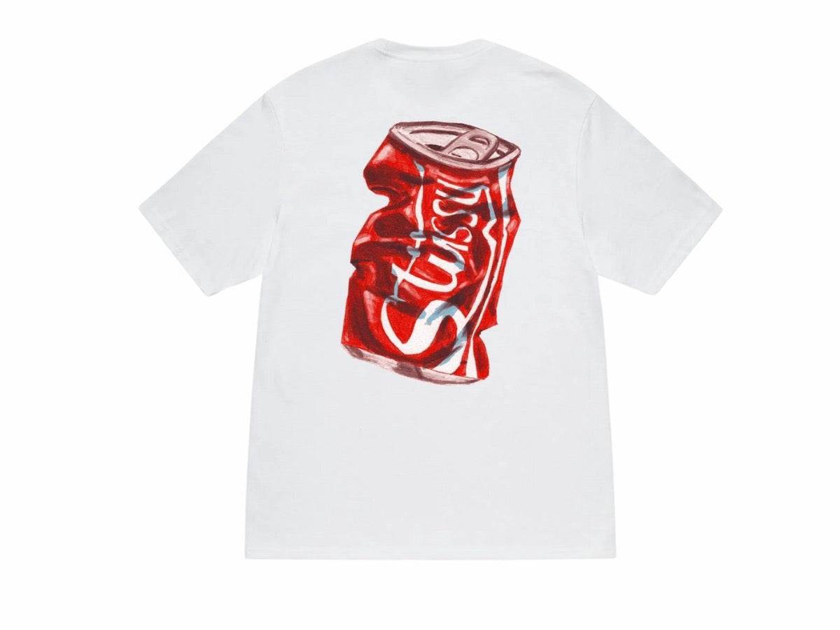 STUSSY SODA CAN TEE WHITE