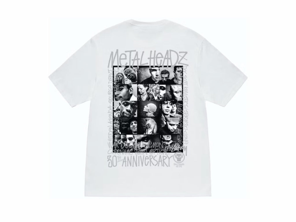 Stussy Goldie Metalheadz 30 Tee White