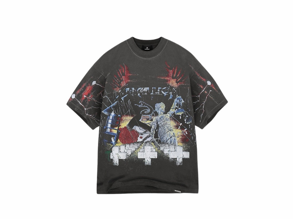 Represent x Metallica Master Of Puppets T-Shirt Vintage Grey