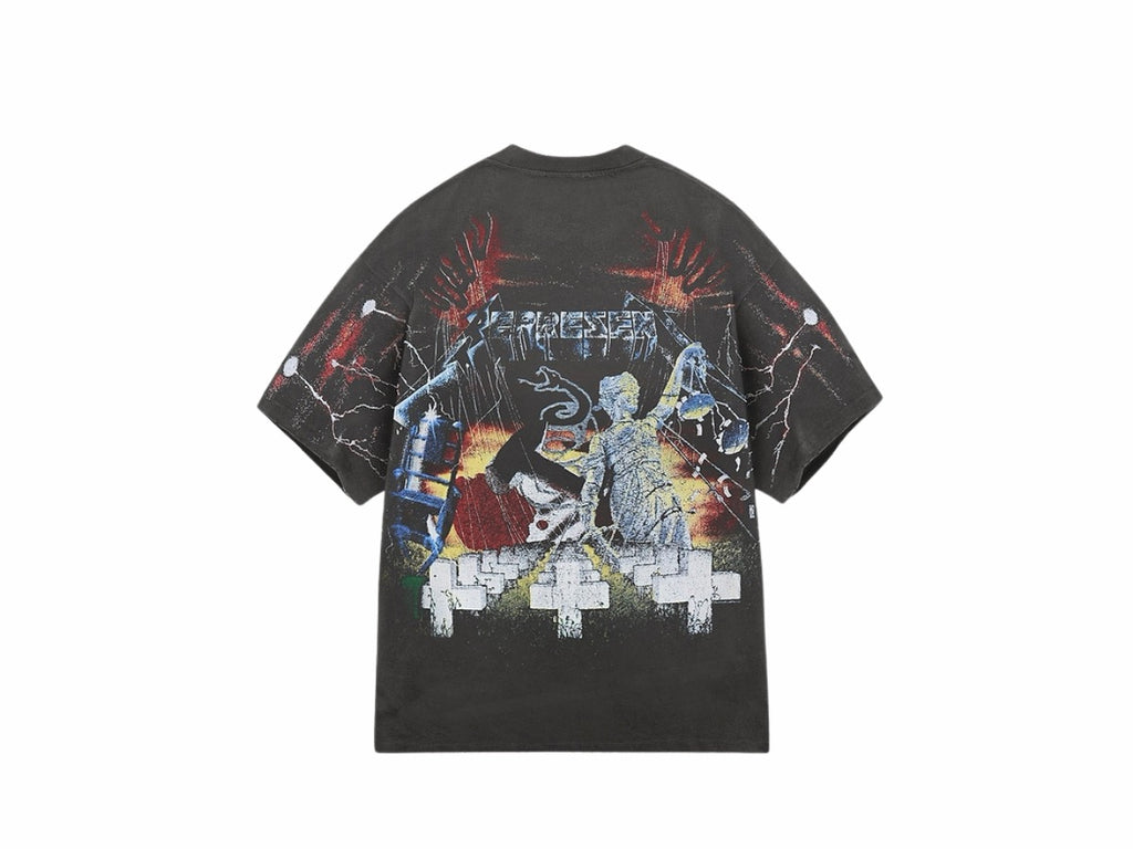 Represent x Metallica Master Of Puppets T-Shirt Vintage Grey