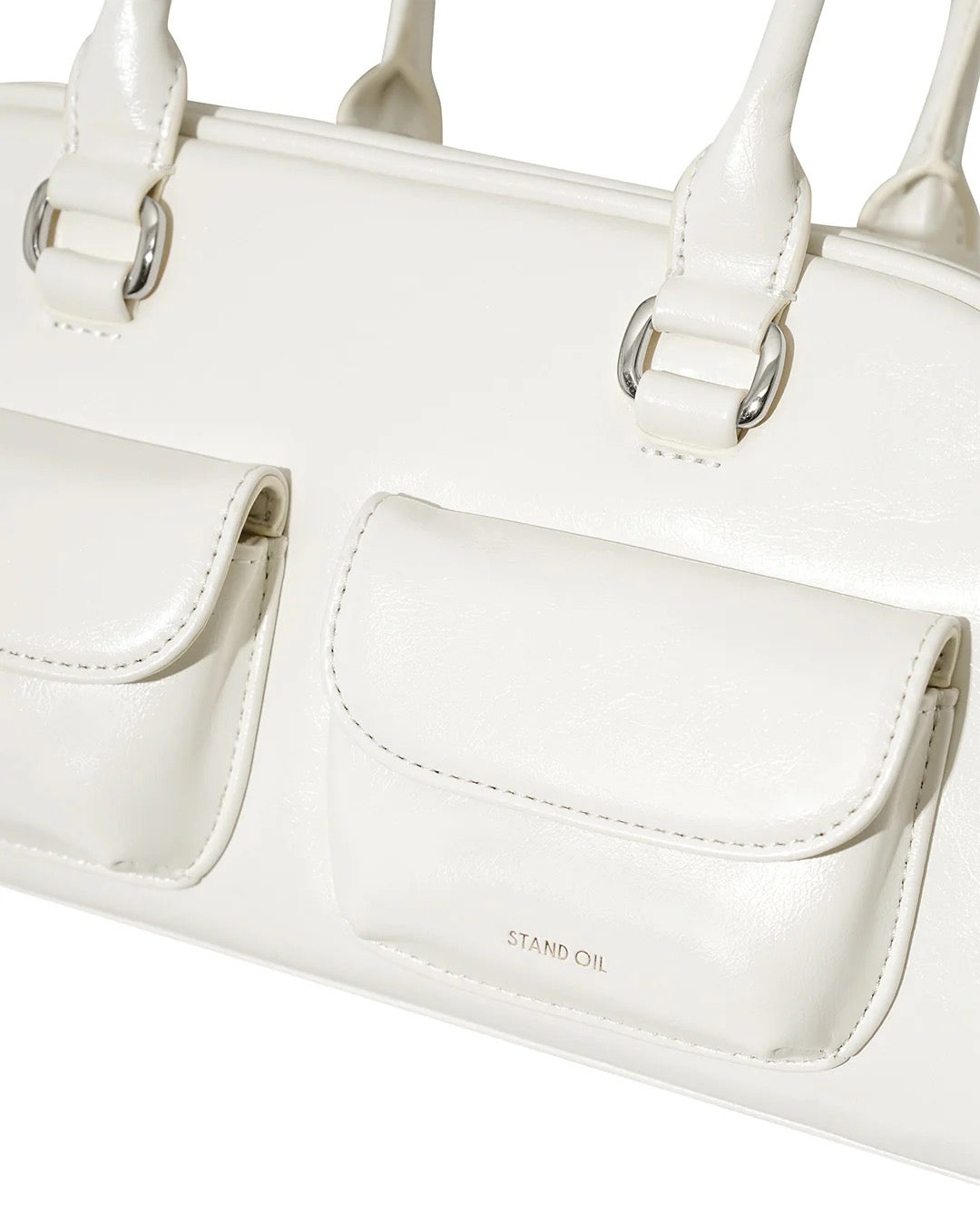 Stand Oil Chubby Bag White