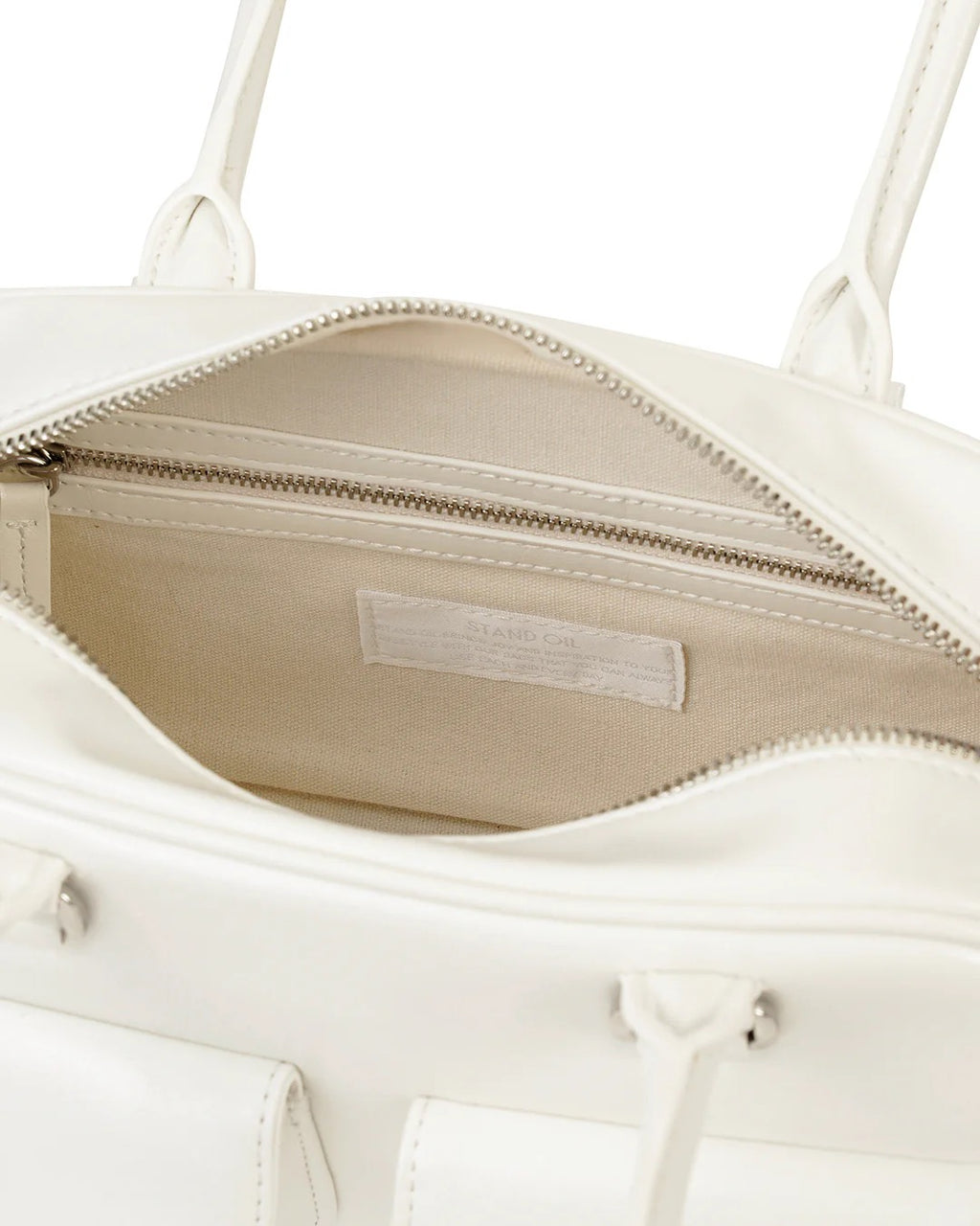 Stand Oil Chubby Bag White