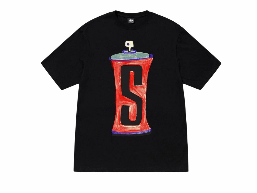 Stussy Spray Gun Tee Black