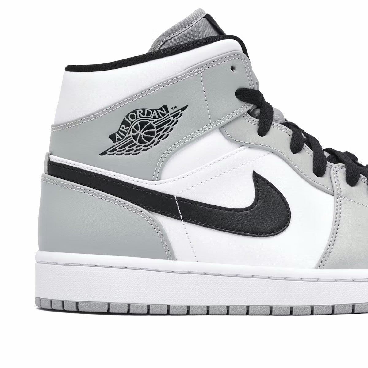 AIR JORDAN 1 MID LIGHT SMOKE GREY