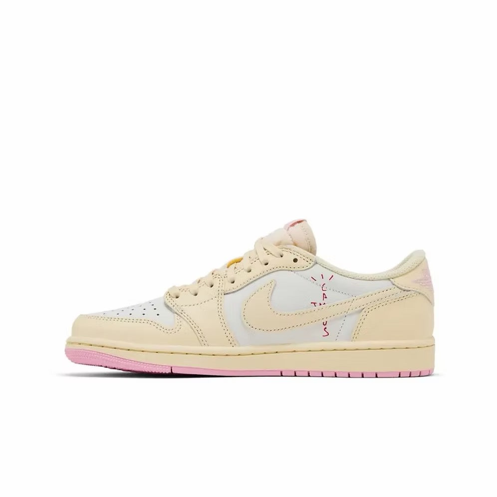 Travis Scott x Air Jordan 1 Low Shy Pink