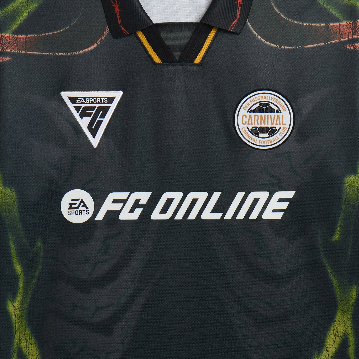 CARNIVAL X FC ONLINE NATIONALELF JERSEY BLACK/RED