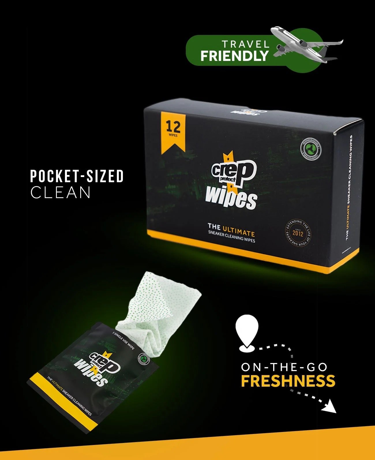 CREP PROTECT WIPES 12 PACK