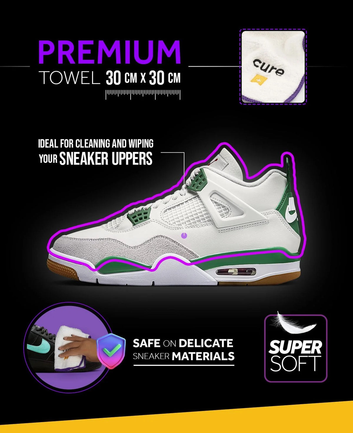 CREP PROTECT MICROFIBRE CLOTH