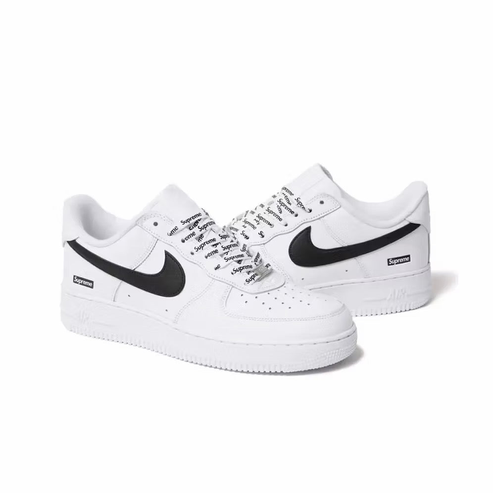 Air Force 1 Low x Supreme White Black