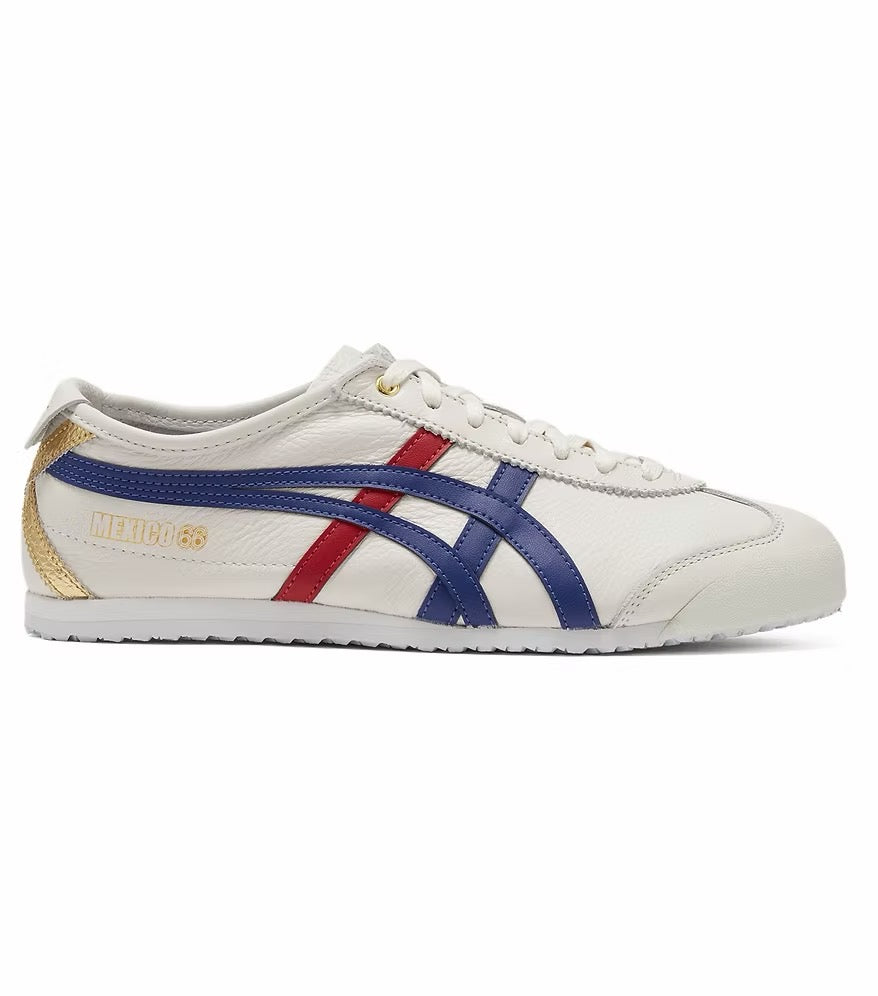 ONITSUKA TIGER MEXICO 66 BLUE RED METALLIC GOLD