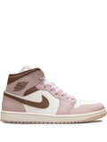 AIR JORDAN 1 MID PINK OXFORD BRWON