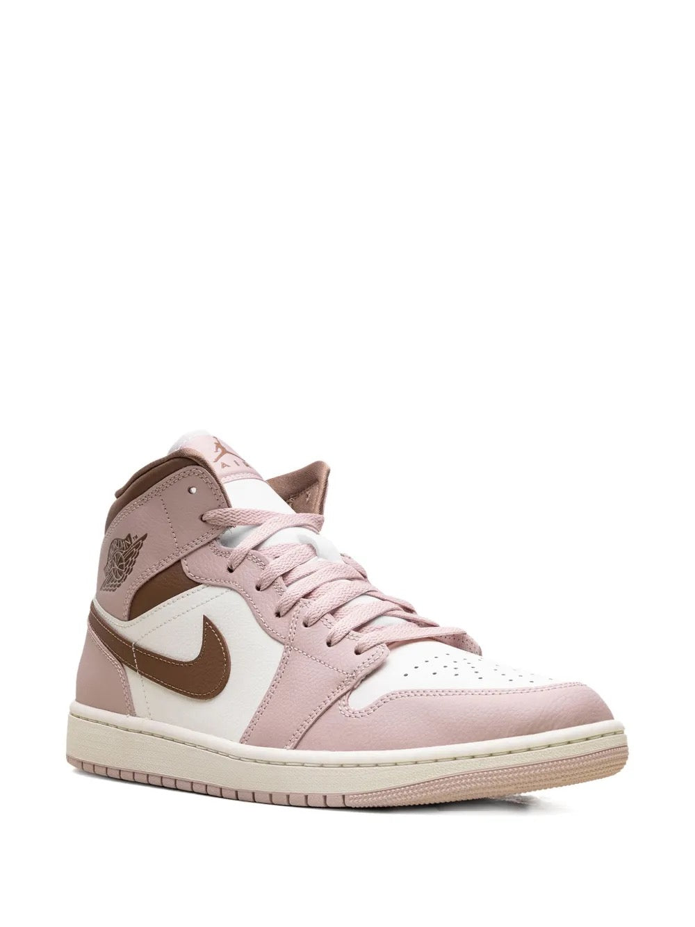 AIR JORDAN 1 MID PINK OXFORD BRWON