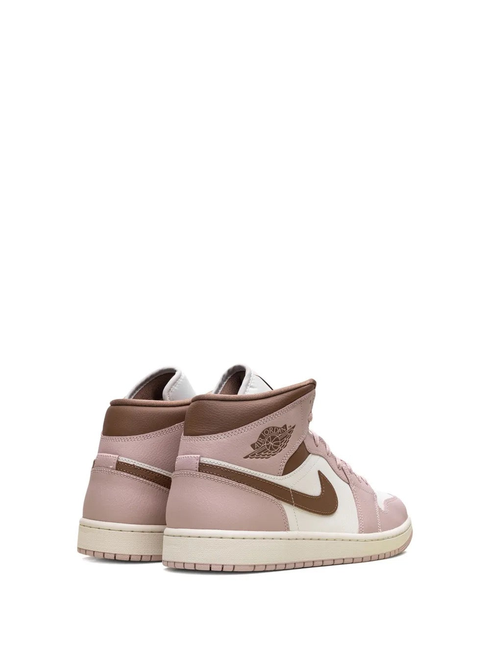 AIR JORDAN 1 MID PINK OXFORD BRWON