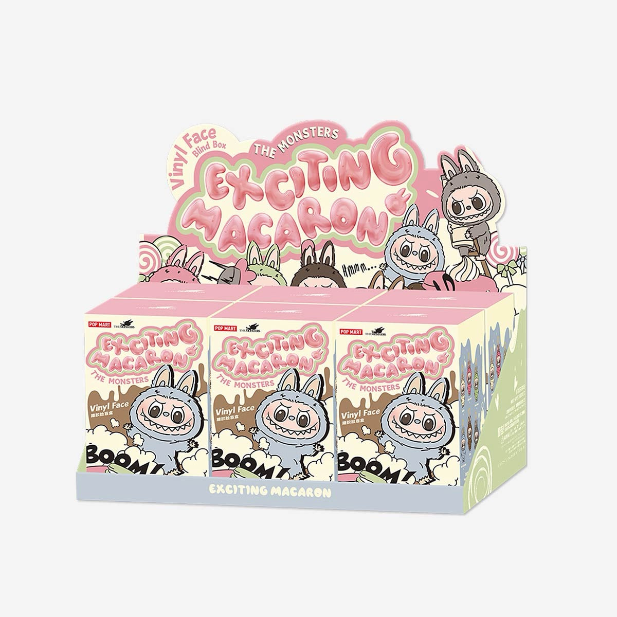 LABUBU EXICITING MACARON VINLY PLUSH DOLL