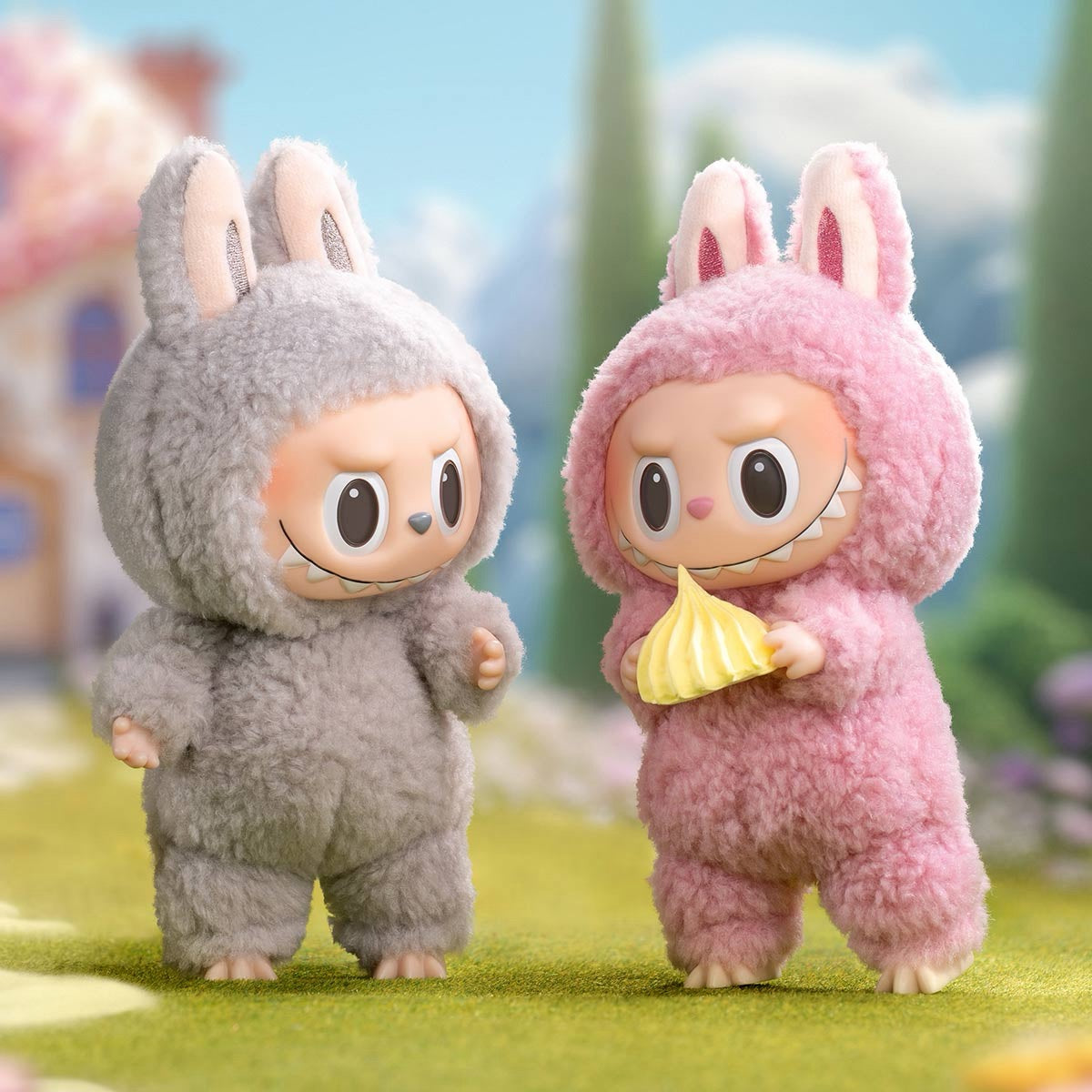 LABUBU EXICITING MACARON VINLY PLUSH DOLL