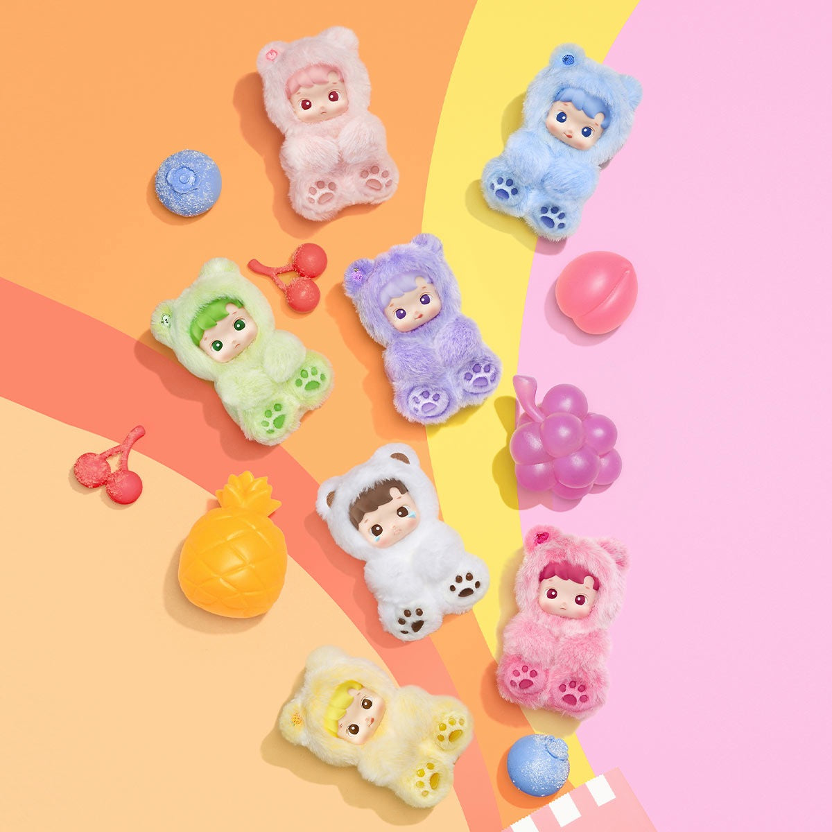 HACIPUPU GUMMY BEAR SERIES VINYL PLUSH DOLL PENDANT
