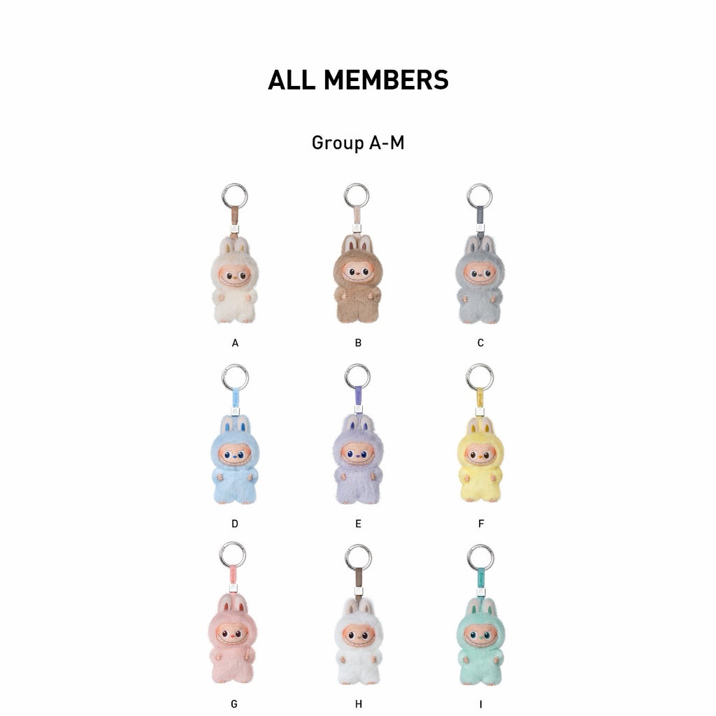 THE MONSTERS PIN FOR LOVE SERIES-Vinyl Plush Pendant (A-M)