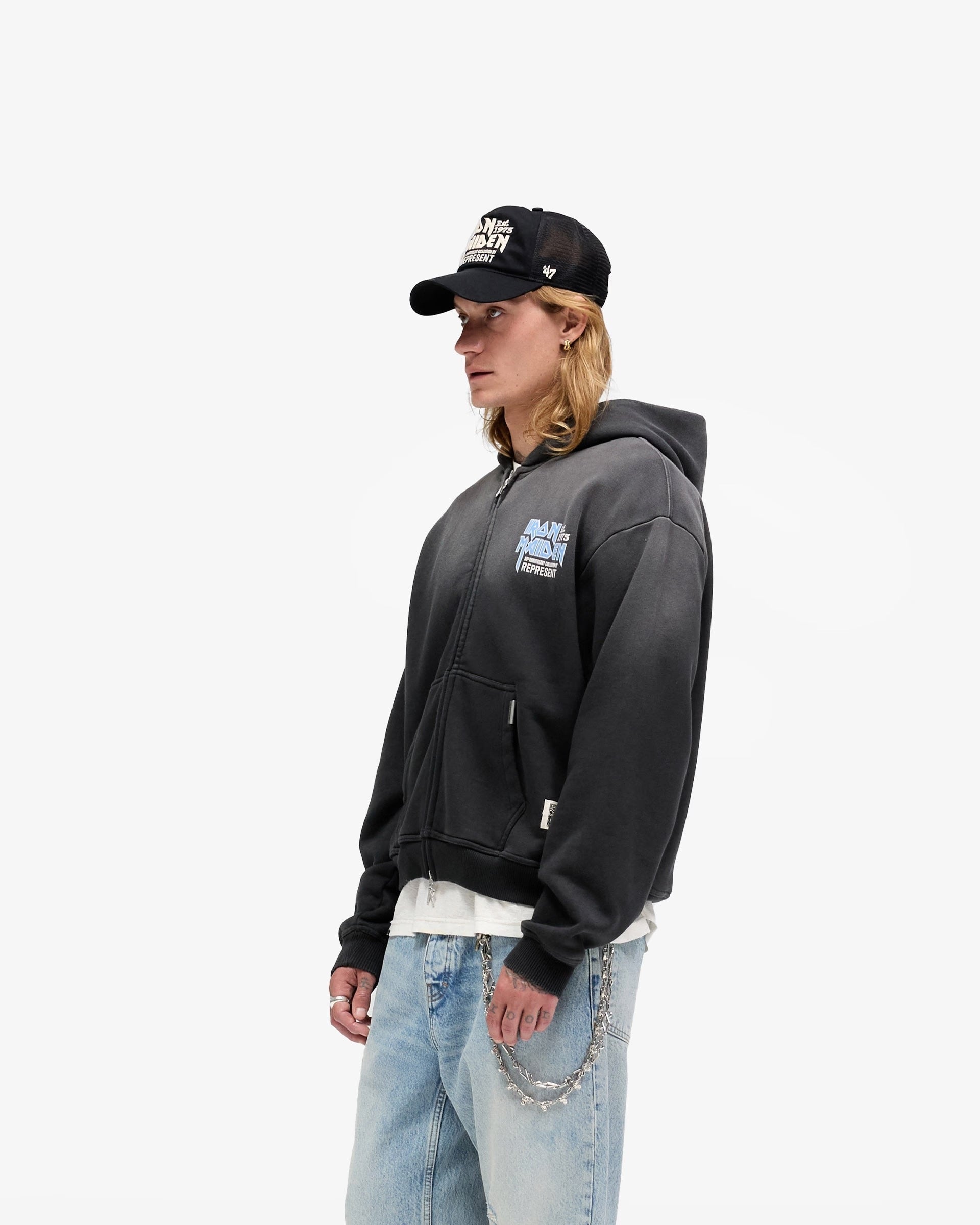 Represent x Iron Maiden Anniversary Zip Through Hoodie