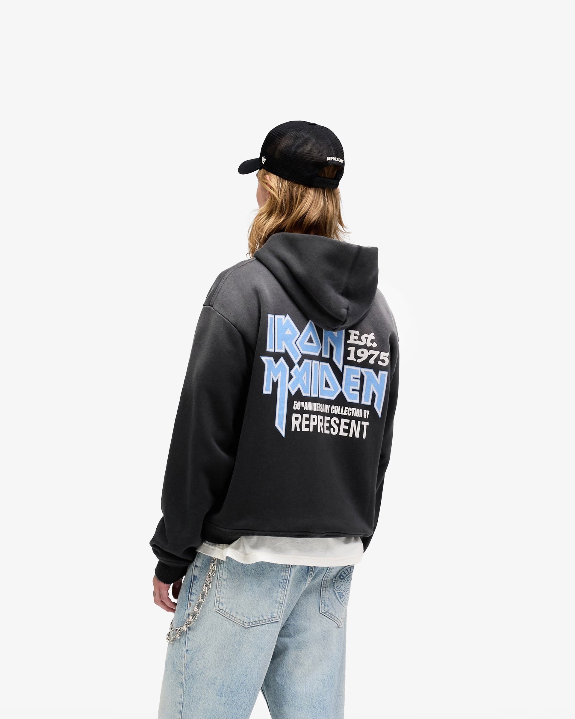 Represent x Iron Maiden Anniversary Zip Through Hoodie