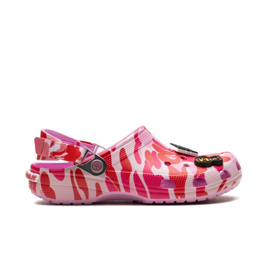 Crocs Classic Clog A Bathing Ape ABC Camo Pink